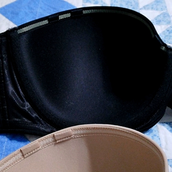 2 NEW NEVER BEEN WORN LANE BRYANT CACIQUE STRAPLESS BRAS SIZE 42C - Picture 5 of 11